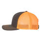 Richardson 112 Trucker Hat - Charcoal / Orange