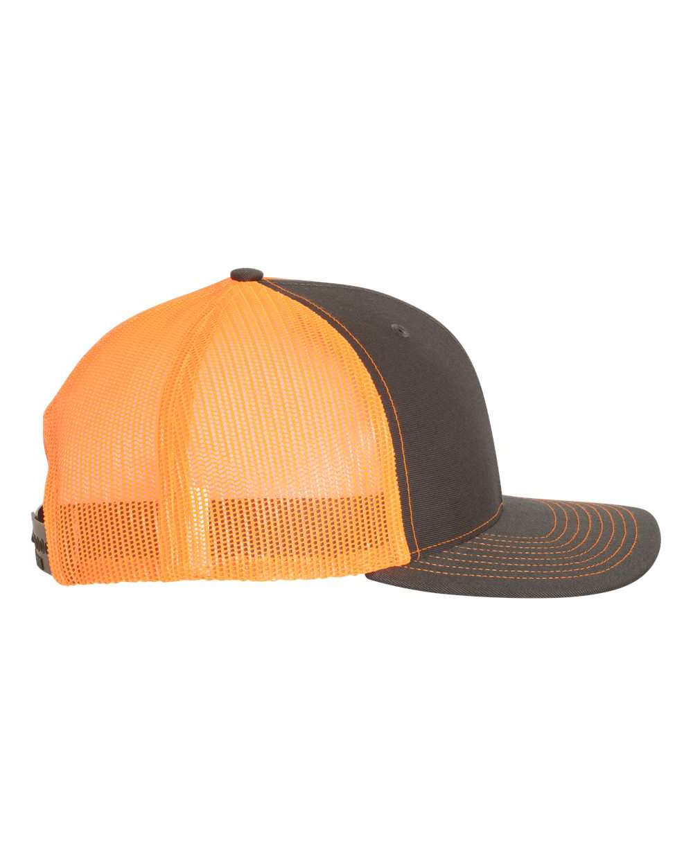 Richardson 112 Trucker Hat - Charcoal / Orange