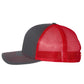 Richardson 112 Trucker Hat - Charcoal / Red