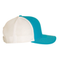 Richardson 112 Trucker Hat - Cyan / White