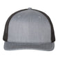 Richardson 112 Trucker Hat -Heather Gray / Black