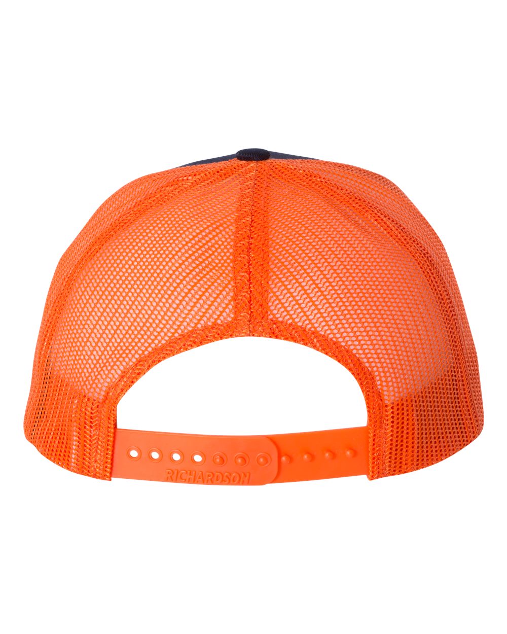 Richardson 112 Trucker Hat - Navy Blue / Orange