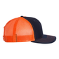 Richardson 112 Trucker Hat - Navy Blue / Orange