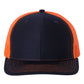 Richardson 112 Trucker Hat - Navy Blue / Orange