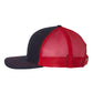 Richardson 112 Trucker Hat - Navy Blue / Red