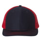 Richardson 112 Trucker Hat - Navy Blue / Red