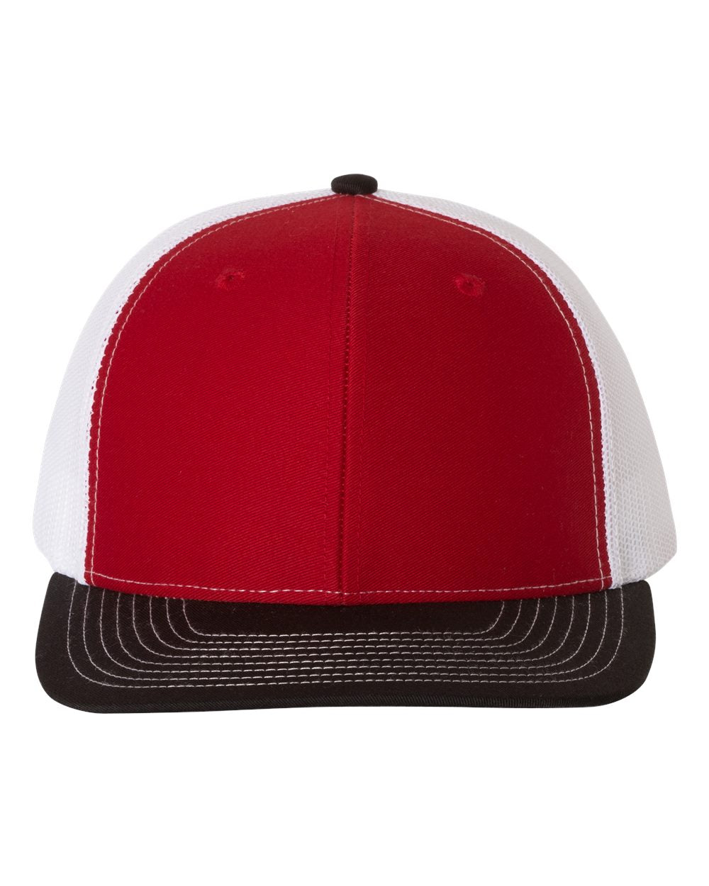 Richardson 112 Trucker Hat - Red / White / Black