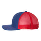 Richardson 112 Trucker Hat -Royal Blue / Red