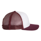 Richardson 112 Trucker Hat -White / Maroon