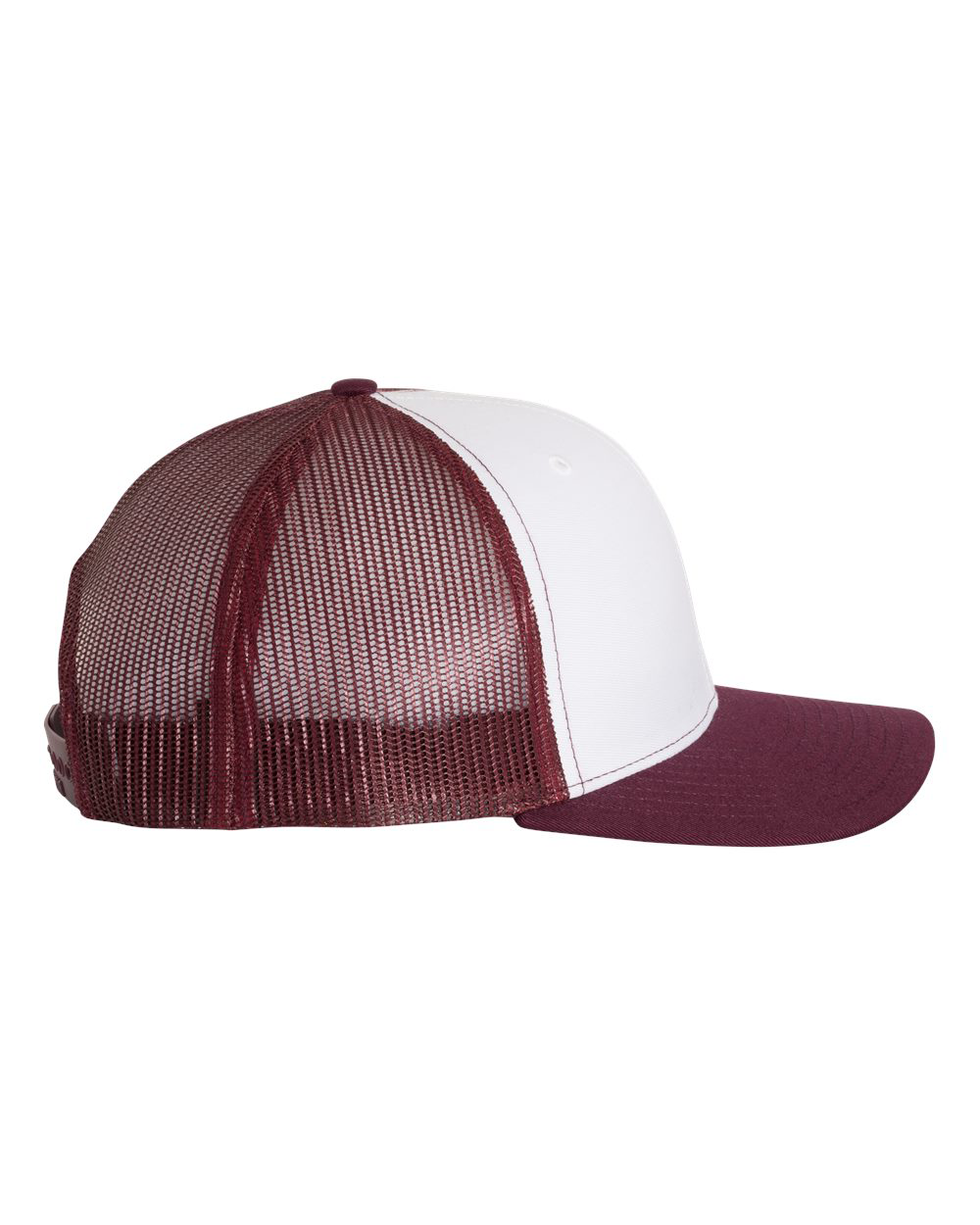 Richardson 112 Trucker Hat -White / Maroon