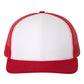 Richardson 112 Trucker Hat -White / Red