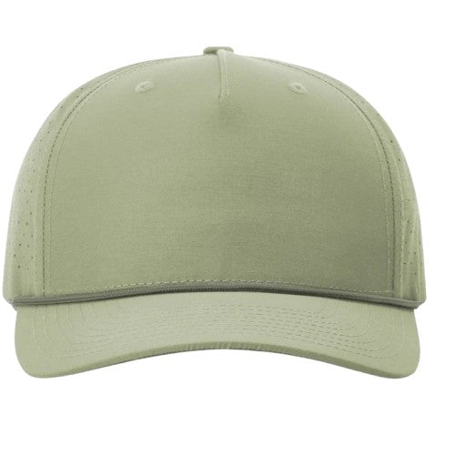 Richardson 355 Laser Perforated Performance Rope Hat - Light Olive/Olive