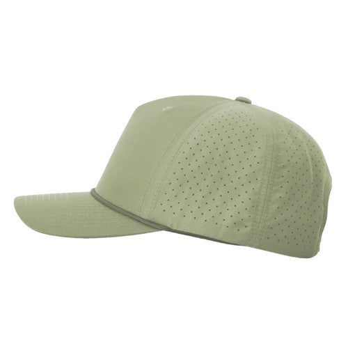 Richardson 355 Laser Perforated Performance Rope Hat - Light Olive/Olive