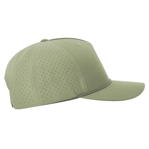 Richardson 355 Laser Perforated Performance Rope Hat - Light Olive/Olive