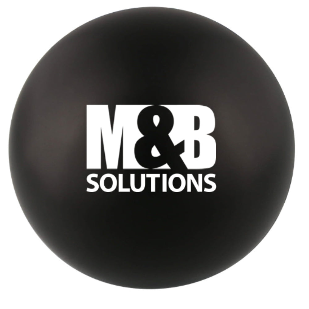 Round Stress Ball - Black