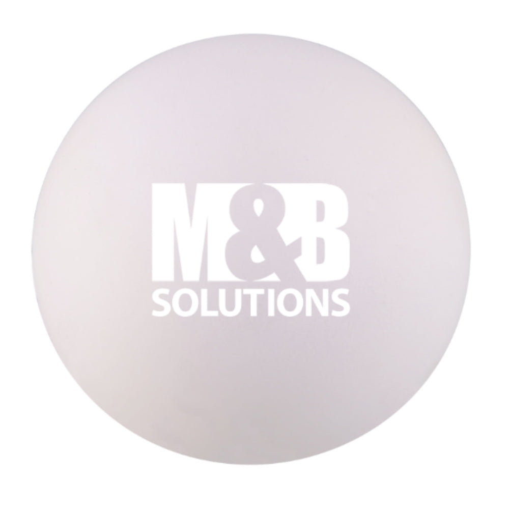 Round Stress Ball - White