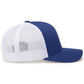 Pacific Headwear Trucker Snapback Cap - Royal/White/Royal
