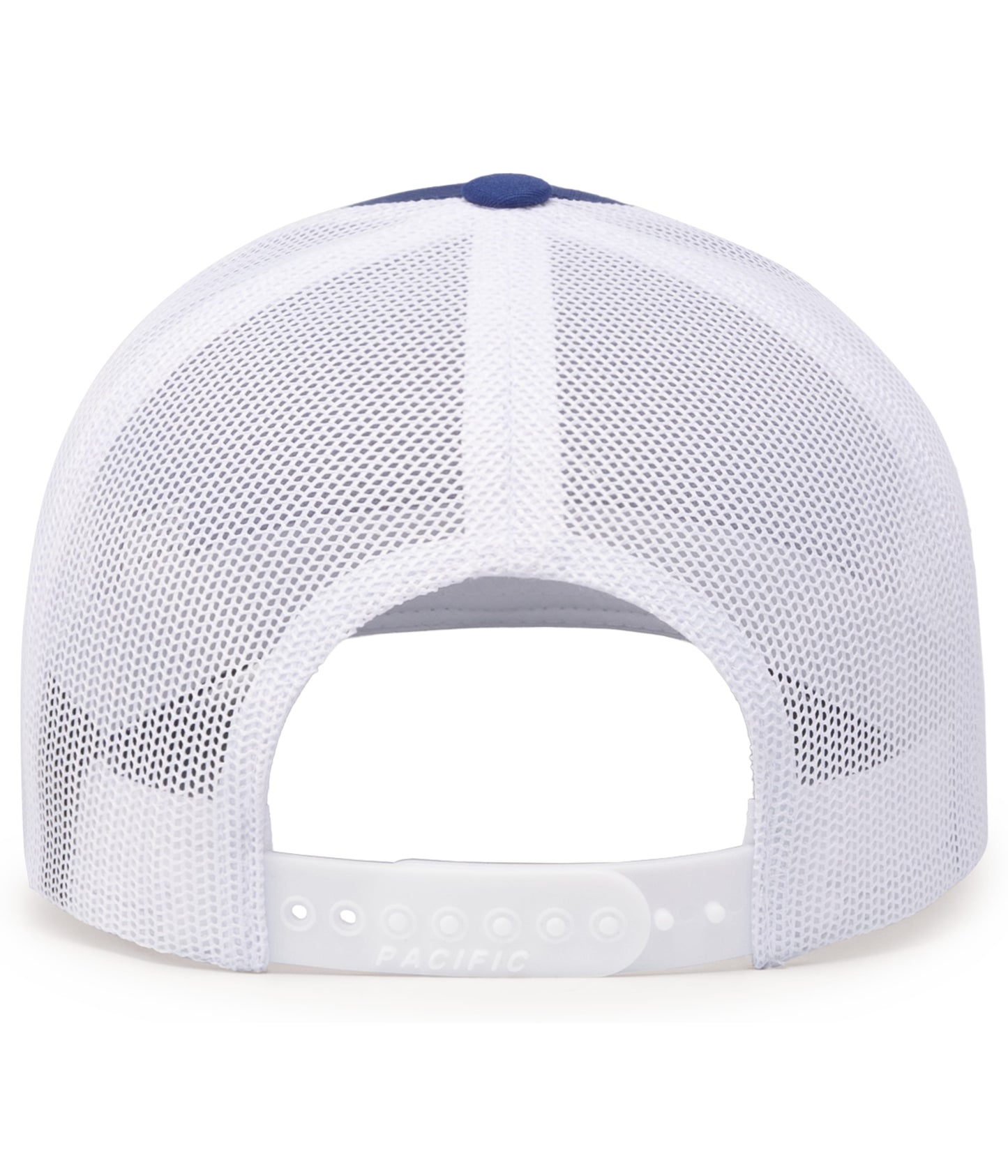 Pacific Headwear Trucker Snapback Cap - Royal/White/Royal