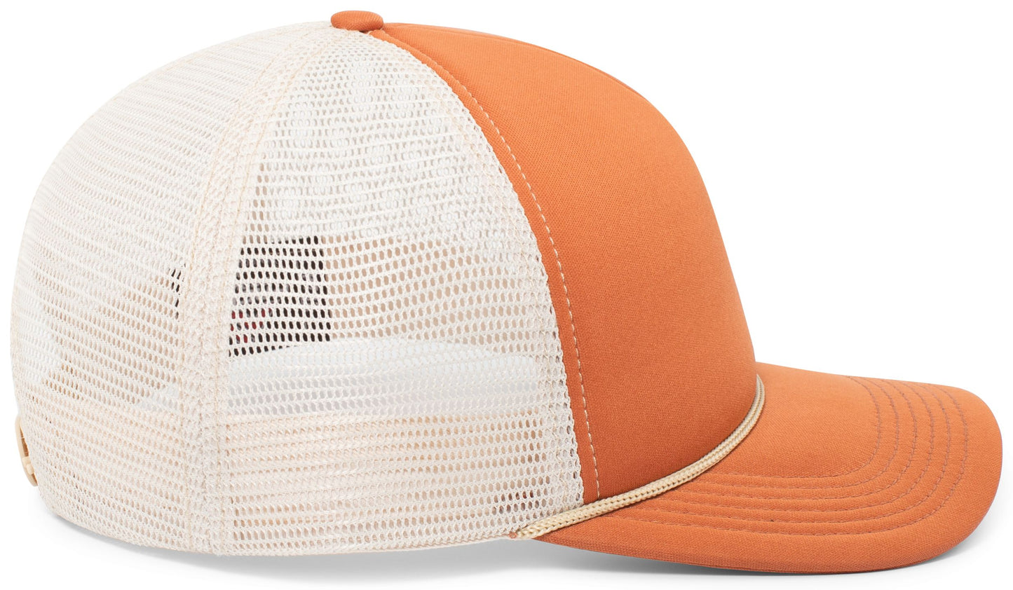 Pacific Headwear Foamie Fresh Trucker Cap - Rust/Khaki