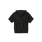 Champion® Reverse Weave® Short Sleeve Hooded Sweatshirt - Black