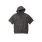 Champion® Reverse Weave® Short Sleeve Hooded Sweatshirt - Charcoal Heather