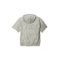 Champion® Reverse Weave® Short Sleeve Hooded Sweatshirt - Oxford Grey