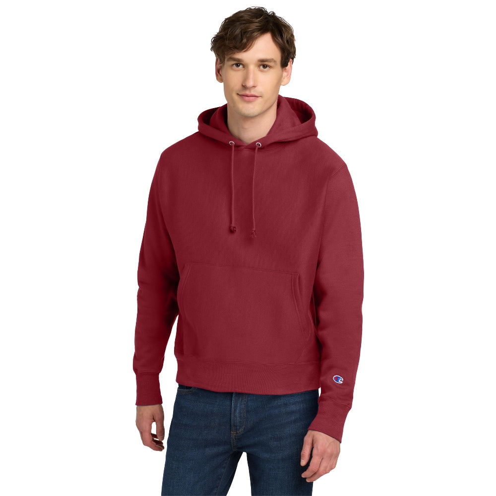 Champion® Reverse Weave® Hooded Sweatshirt - Cardinal