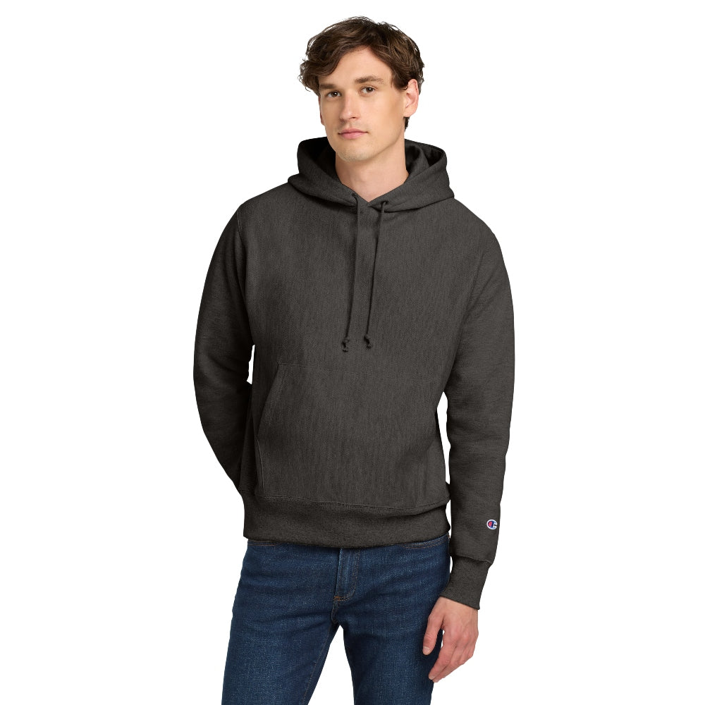 Champion® Reverse Weave® Hooded Sweatshirt - Charcoal Heather