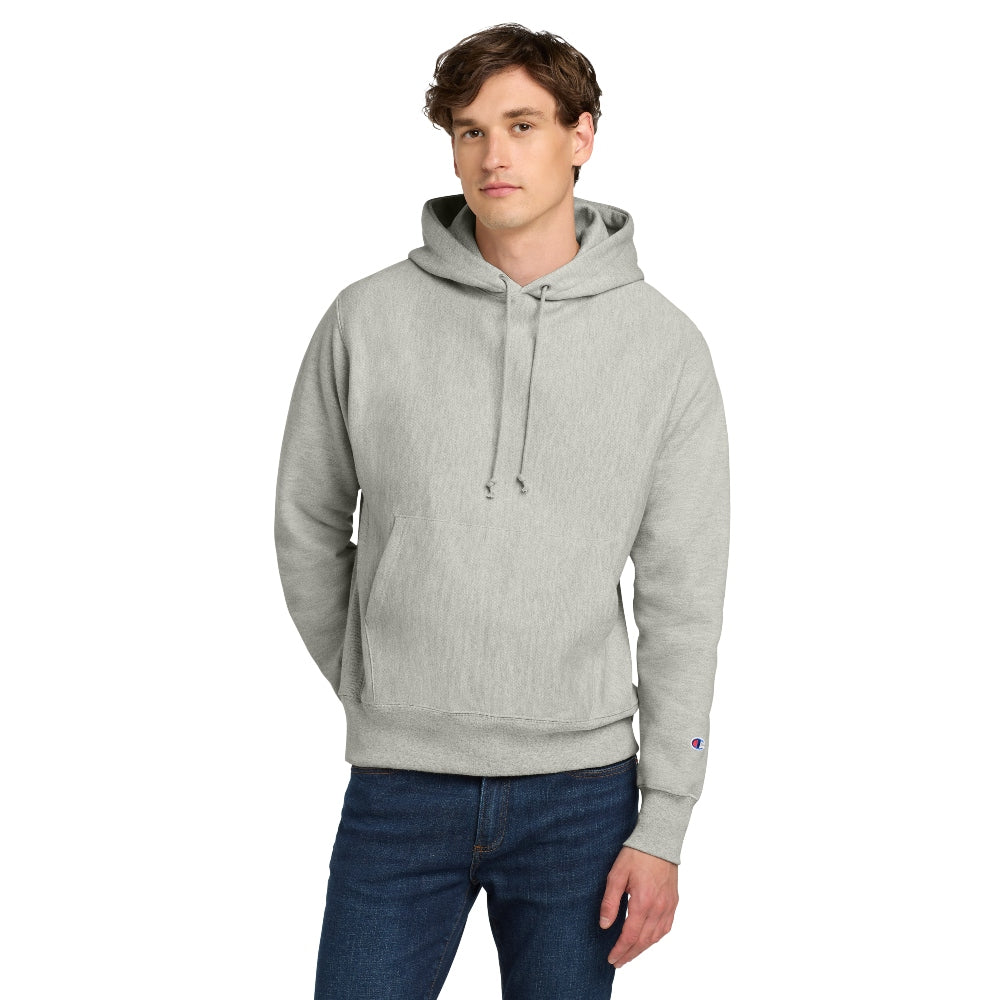 Champion® Reverse Weave® Hooded Sweatshirt - Oxford Grey