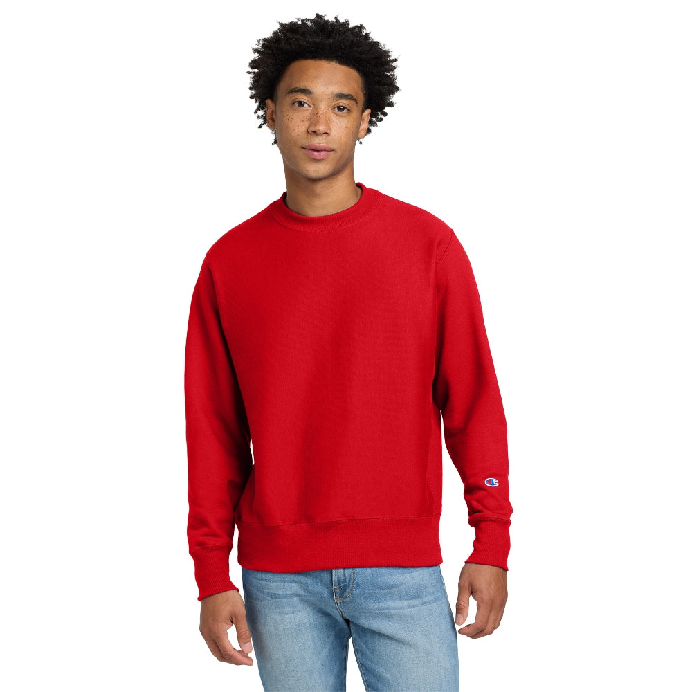 Champion® Reverse Weave® Crewneck Sweatshirt - Red
