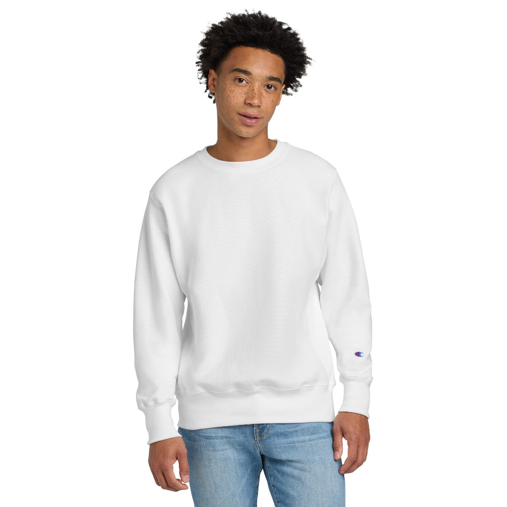 Champion® Reverse Weave® Crewneck Sweatshirt - White