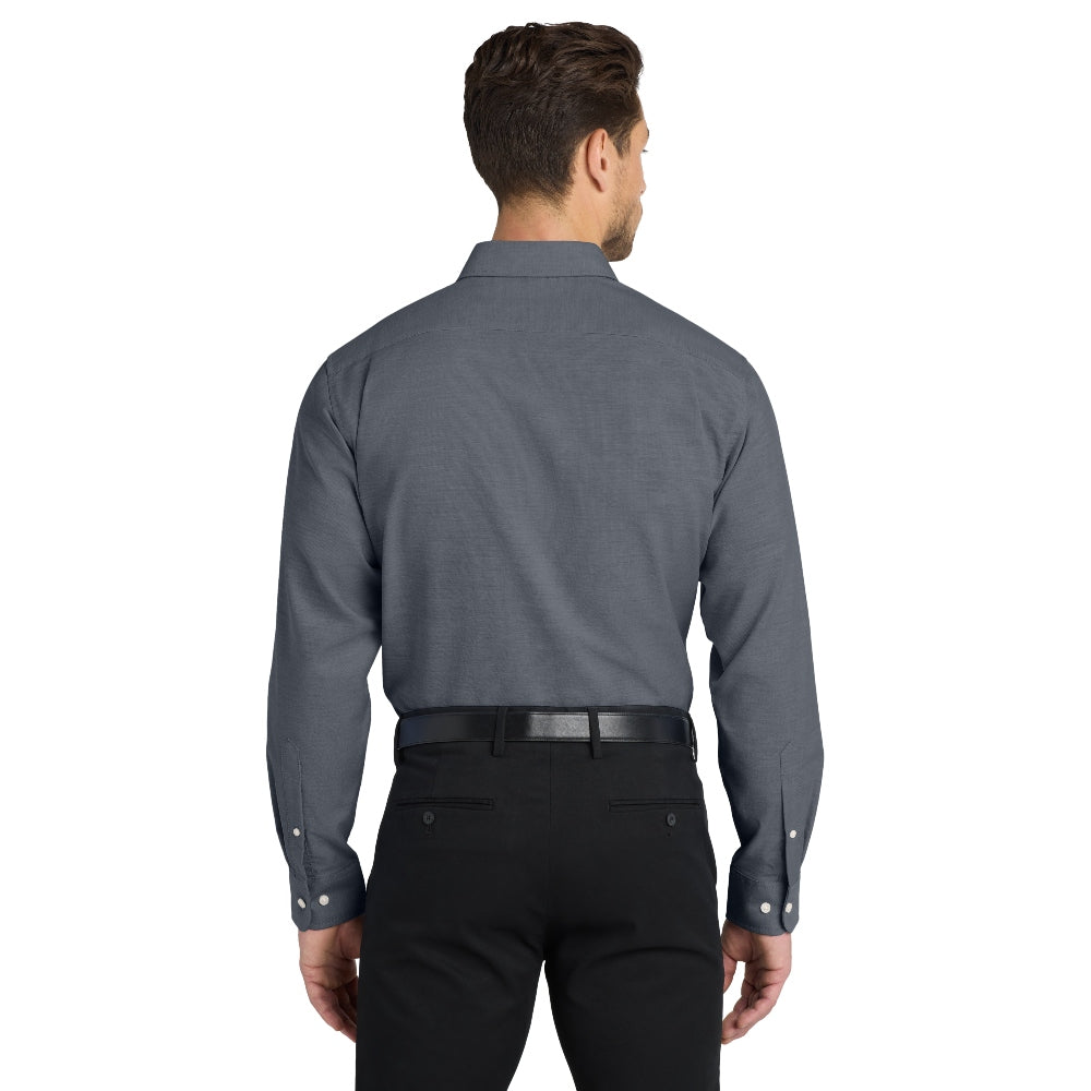 Port Authority® SuperPro™ Oxford Shirt - Black
