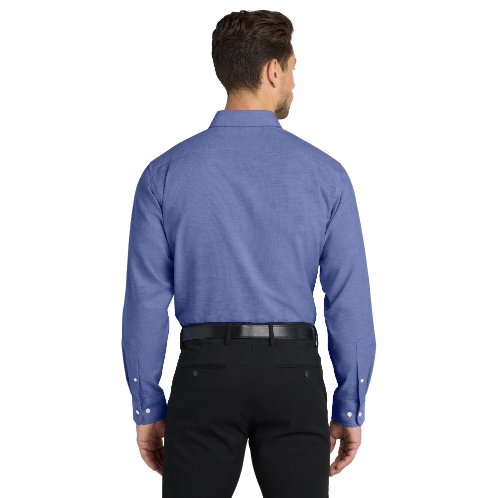 Port Authority® SuperPro™ Oxford Shirt - Navy