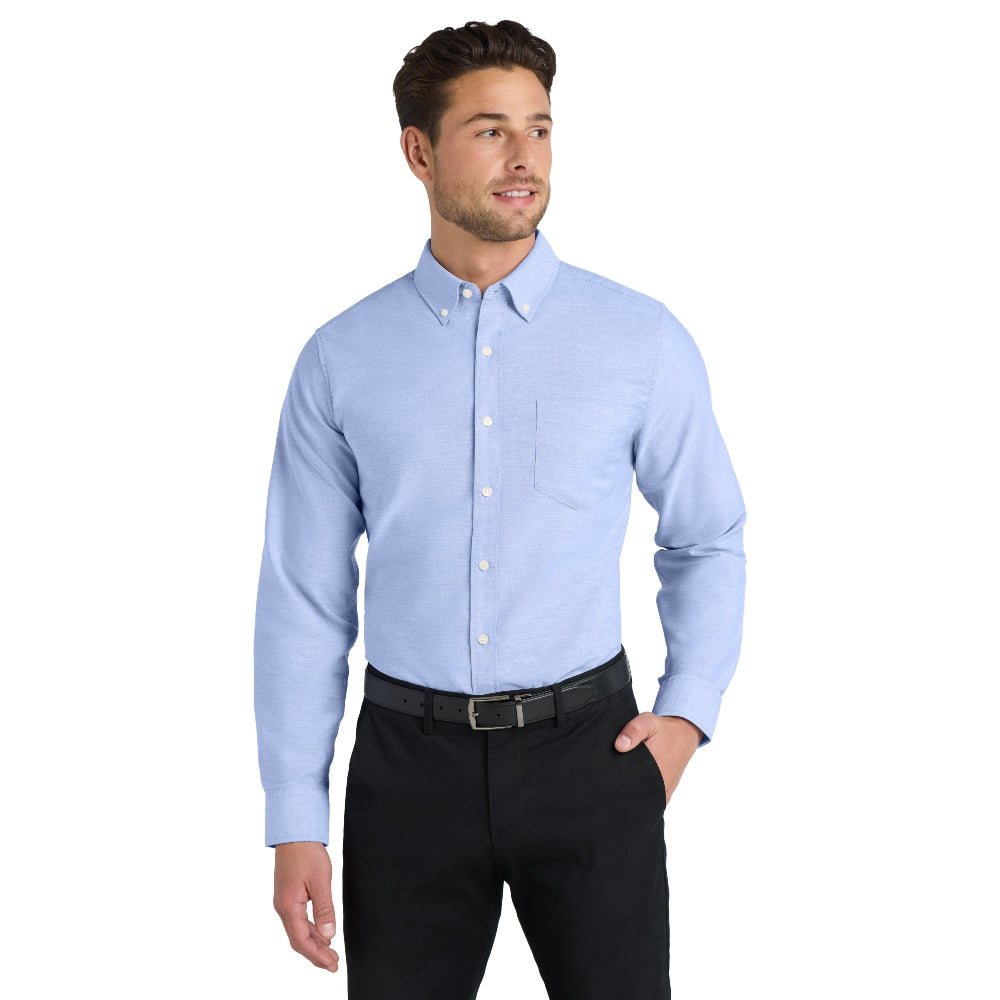 Port Authority® SuperPro™ Oxford Shirt - Oxford Blue