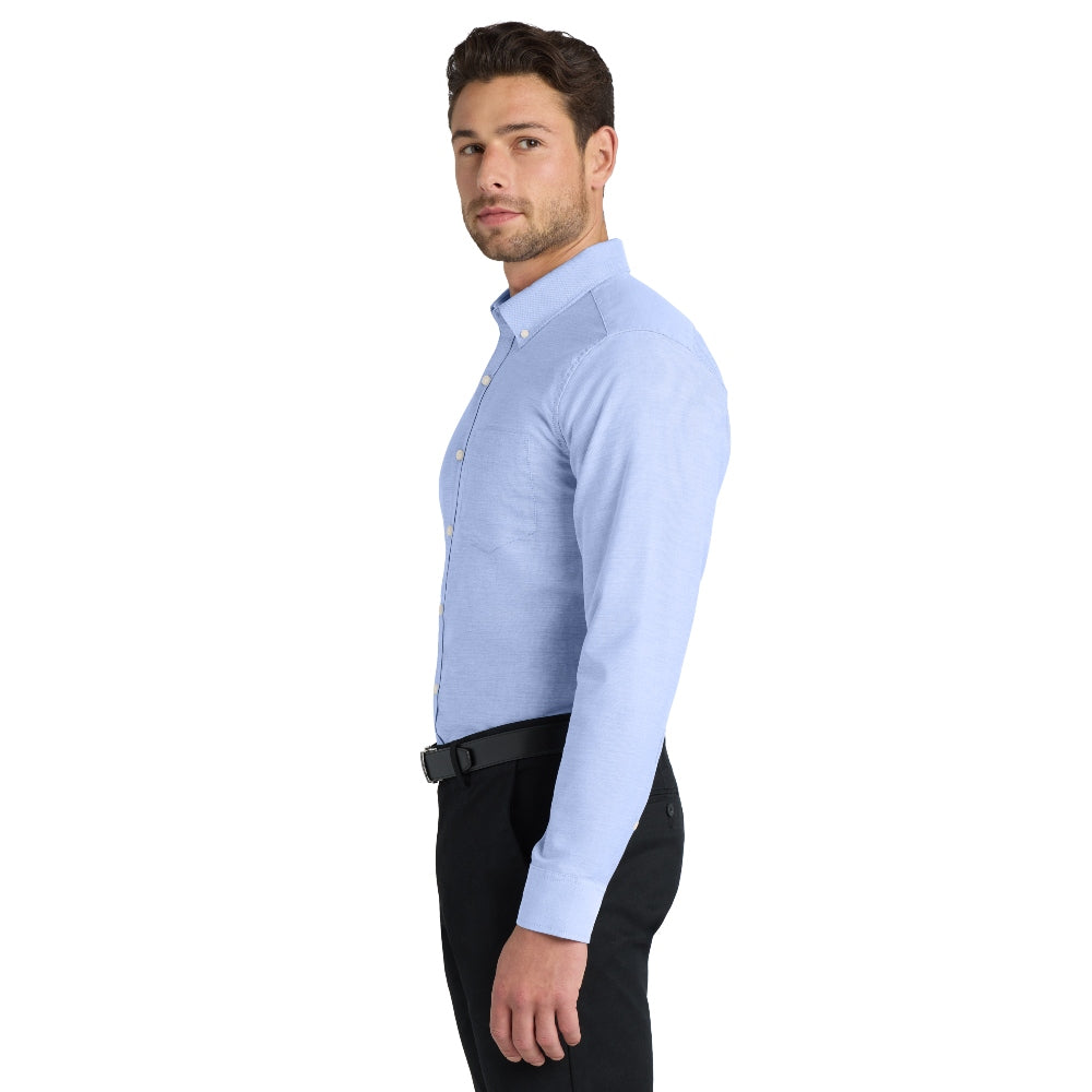 Port Authority® SuperPro™ Oxford Shirt - Oxford Blue