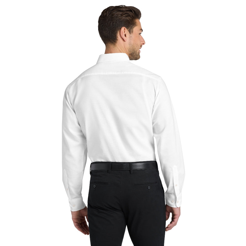 Port Authority® SuperPro™ Oxford Shirt - White