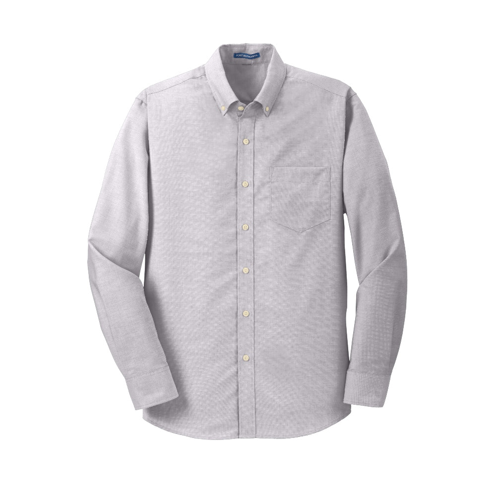 Port Authority® SuperPro™ Oxford Shirt - Gusty Grey