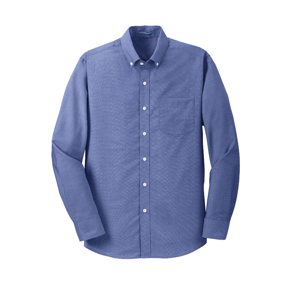 Port Authority® SuperPro™ Oxford Shirt - Navy
