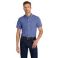 Port Authority® Short Sleeve SuperPro™ Oxford Shirt - Navy