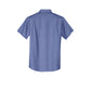 Port Authority® Short Sleeve SuperPro™ Oxford Shirt - Navy