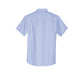 Port Authority® Short Sleeve SuperPro™ Oxford Shirt - Oxford Blue