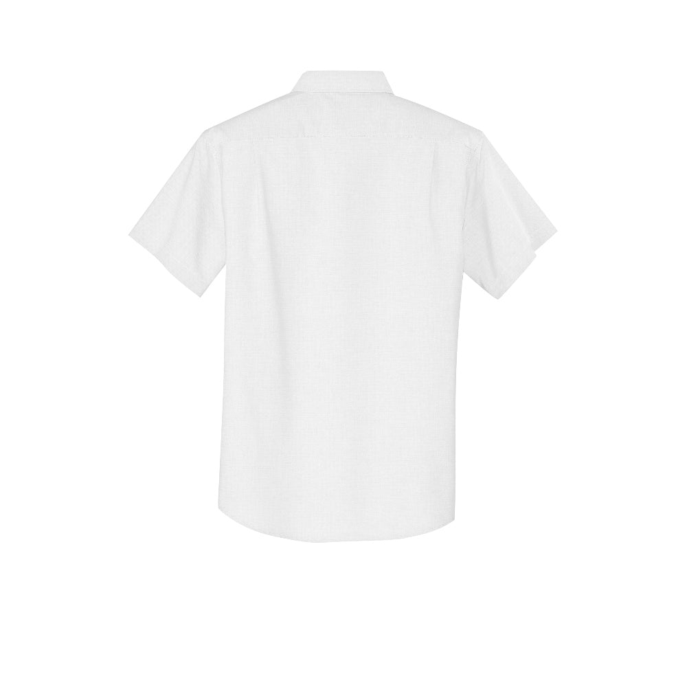 Port Authority® Short Sleeve SuperPro™ Oxford Shirt - White