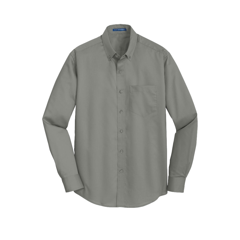 Port Authority® SuperPro™ Twill Shirt - Monument Grey