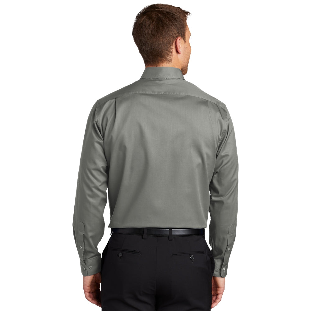 Port Authority® SuperPro™ Twill Shirt - Monument Grey