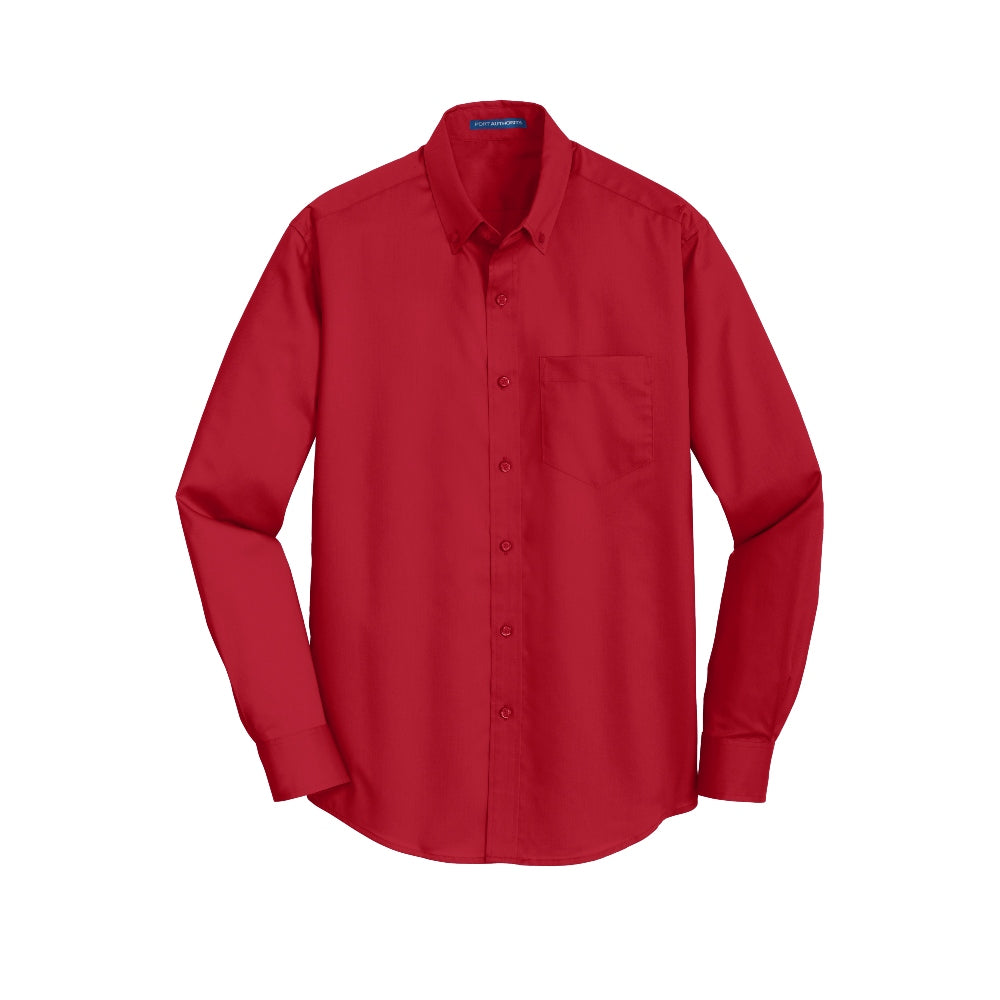 Port Authority® SuperPro™ Twill Shirt - Rich Red