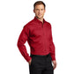 Port Authority® SuperPro™ Twill Shirt - Rich Red