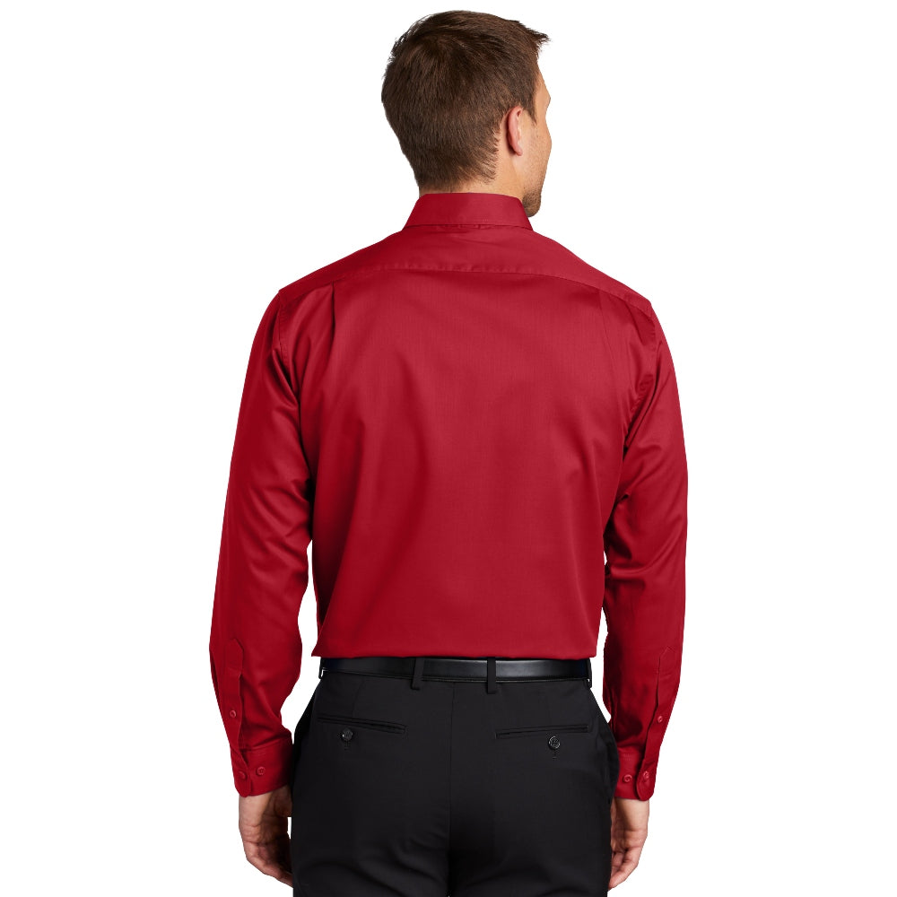 Port Authority® SuperPro™ Twill Shirt - Rich Red
