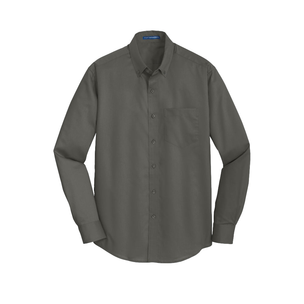 Port Authority® SuperPro™ Twill Shirt - Sterling Grey