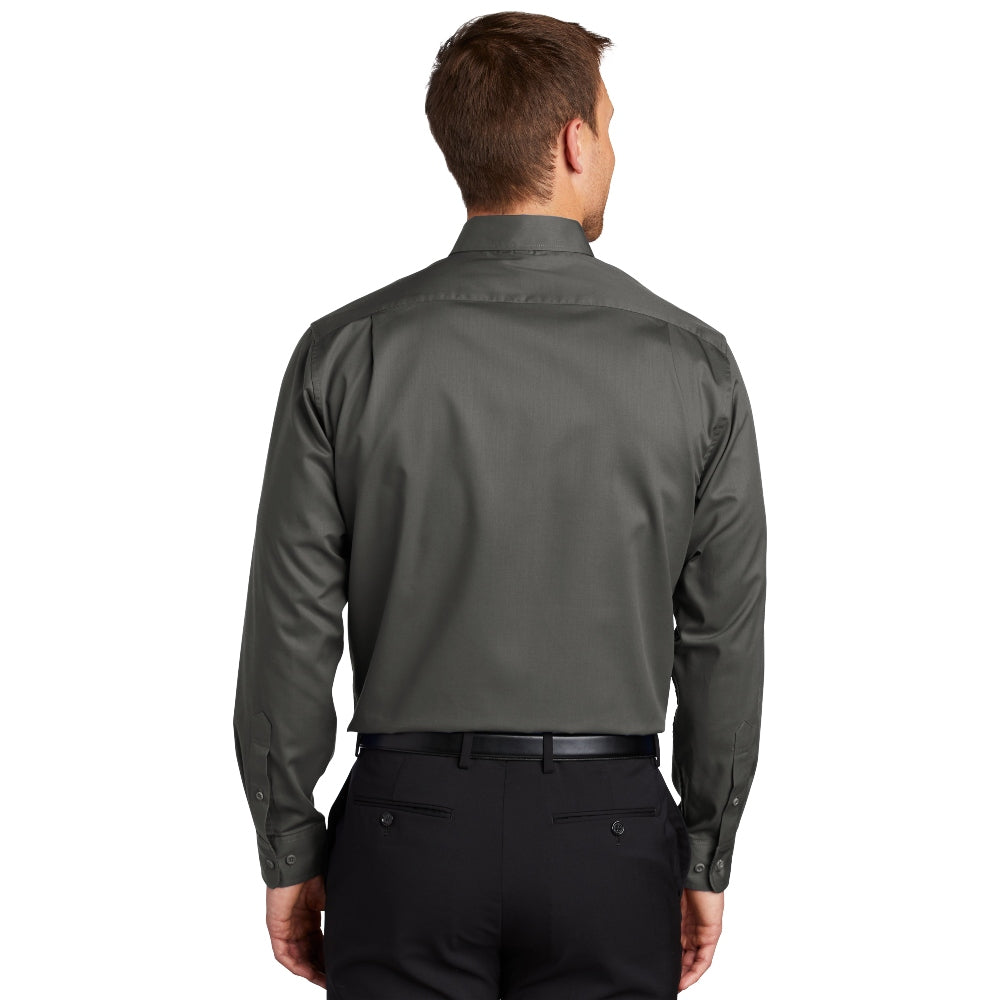 Port Authority® SuperPro™ Twill Shirt - Sterling Grey