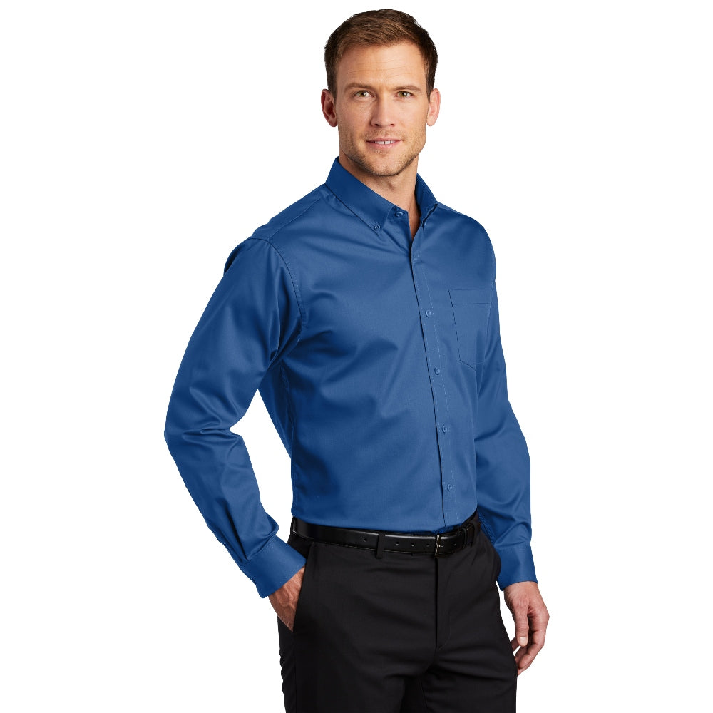 Port Authority® SuperPro™ Twill Shirt - True Blue